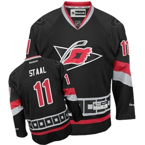 Mens Carolina Hurricanes Jordan Staal 11 Reebok Black Third