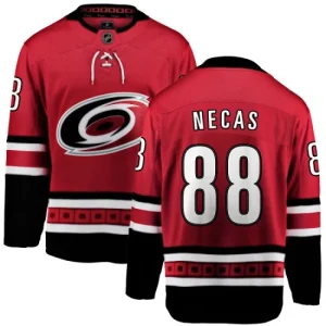 Mens Carolina Hurricanes Martin Necas 88 Breakaway Red Fanatics Branded Home