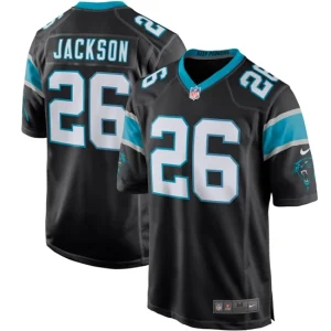 Mens Carolina Panthers Donte Jackson Nike Black Player Game Jersey