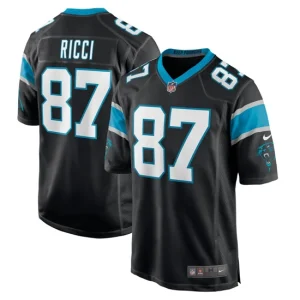 Mens Carolina Panthers Giovanni Ricci Nike Black Game Player Jersey