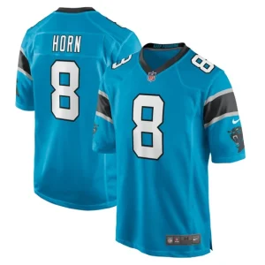 Mens Carolina Panthers Jaycee Horn Nike Blue Game Player Jersey