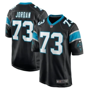 Mens Carolina Panthers Michael Jordan Nike Black Game Jersey