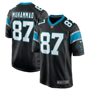 Mens Carolina Panthers Muhsin Muhammad Nike Black Retired Player Jersey