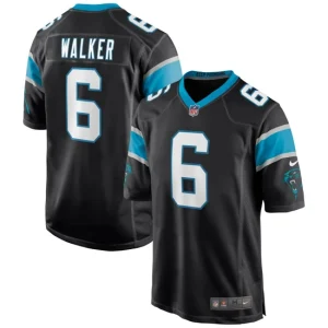 Mens Carolina Panthers P.J. Walker Nike Black Game Jersey