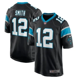 Mens Carolina Panthers Shi Smith Nike Black Game Jersey