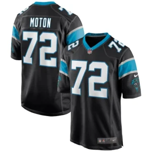 Mens Carolina Panthers Taylor Moton Nike Black Game Jersey