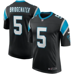 Mens Carolina Panthers Teddy Bridgewater Nike Black Vapor Limited Jersey