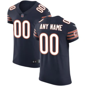 Mens Chicago Bears Nike Navy Vapor Untouchable Custom Elite Jersey