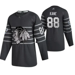 Mens Chicago Blackhawks 88 Patrick Kane Gray 2020 NHL All Star