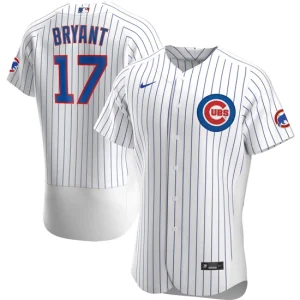 Mens Chicago Cubs Kris Bryant Nike White Home Player Jersey