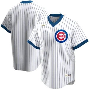 Mens Chicago Cubs Nike White Home Cooperstown Collection Team Jersey