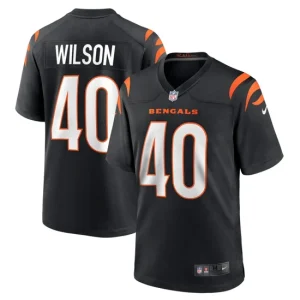 Mens Cincinnati Bengals Brandon Wilson Nike Black Game Jersey