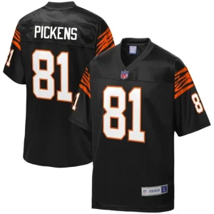 Mens Cincinnati Bengals Carl Pickens NFL Pro Line Black Retired Player Jersey