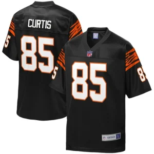 Mens Cincinnati Bengals Isaac Curtis NFL Pro Line Black Retired Player Jersey