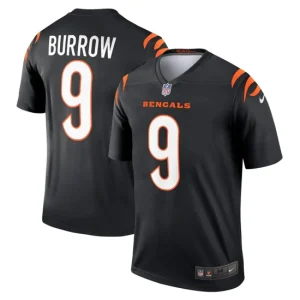 Mens Cincinnati Bengals Joe Burrow Nike Black Legend Jersey