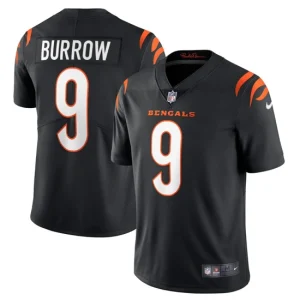 Mens Cincinnati Bengals Joe Burrow Nike Black Vapor Limited Jersey