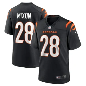 Mens Cincinnati Bengals Joe Mixon Nike Black Game Jersey