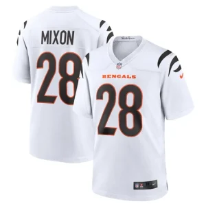 Mens Cincinnati Bengals Joe Mixon Nike White Player Game Jersey