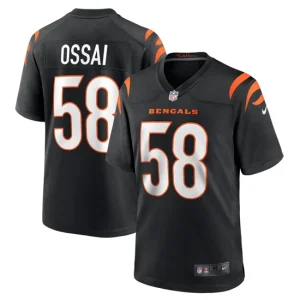 Mens Cincinnati Bengals Joseph Ossai Nike Black Game Jersey