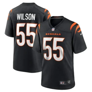 Mens Cincinnati Bengals Logan Wilson Nike Black Game Jersey