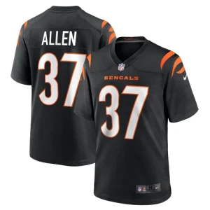 Mens Cincinnati Bengals Ricardo Allen Nike Black Game Jersey