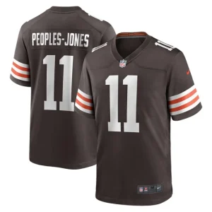 Mens Cleveland Browns Donovan Peoples-Jones Nike Brown Game Jersey