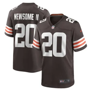 Mens Cleveland Browns Greg Newsome II Nike Brown Game Jersey