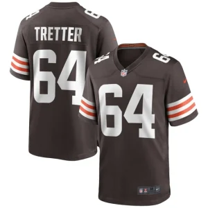 Mens Cleveland Browns J.C. Tretter Nike Brown Game Jersey