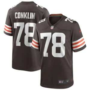 Mens Cleveland Browns Jack Conklin Nike Brown Game Player Jersey