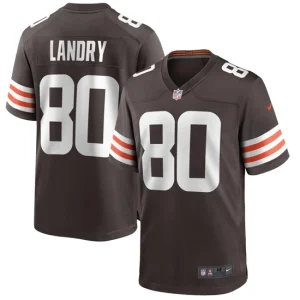 Mens Cleveland Browns Jarvis Landry Nike Brown Game Player Jersey