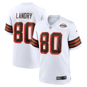 Mens Cleveland Browns Jarvis Landry Nike White 1946 Collection Alternate Game Jersey