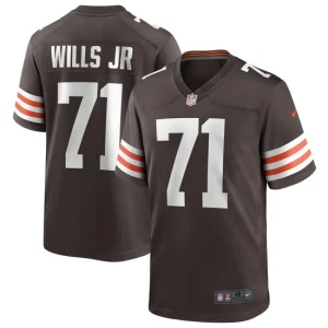 Mens Cleveland Browns Jedrick Wills Jr. Nike Brown Player Game Jersey