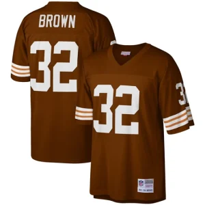 Mens Cleveland Browns Jim Brown Mitchell & Ness Brown Legacy Jersey