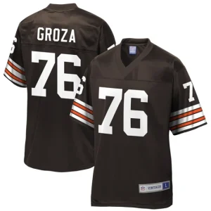 Mens Cleveland Browns Lou Groza NFL Pro Line Brown Retired Player Jersey