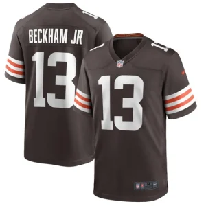 Mens Cleveland Browns Odell Beckham Jr. Nike Brown Game Jersey