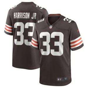 Mens Cleveland Browns Ronnie Harrison Jr. Nike Brown Game Jersey