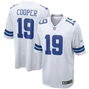 Mens Dallas Cowboys Amari Cooper Nike White Game Team Jersey