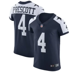 Mens Dallas Cowboys Dak Prescott Nike Navy Alternate Vapor Untouchable Elite Jersey