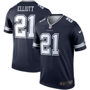 Mens Dallas Cowboys Ezekiel Elliott Nike Navy Legend Player Jersey