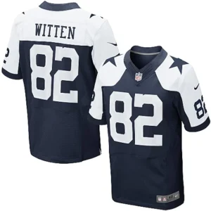 Mens Dallas Cowboys Jason Witten Navy Blue Elite Throwback Jersey