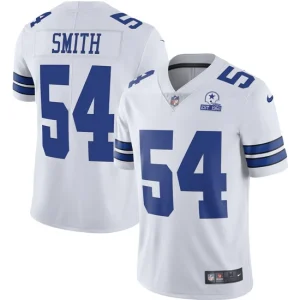 Mens Dallas Cowboys Jaylen Smith Nike White 60th Anniversary Limited Jersey