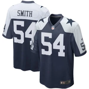 Mens Dallas Cowboys Jaylon Smith Nike Navy Alternate Game Team Jersey