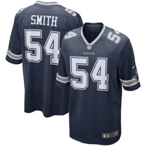 Mens Dallas Cowboys Jaylon Smith Nike Navy Game Team Jersey