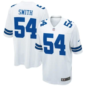 Mens Dallas Cowboys Jaylon Smith Nike White Game Jersey