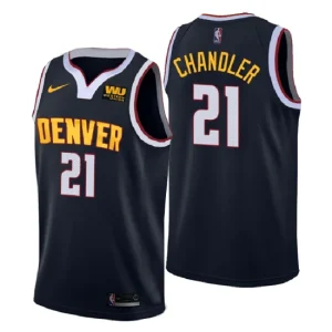 Mens Denver Nuggets 21 Wilson Chandler Icon Edition Navy Swingman Jersey