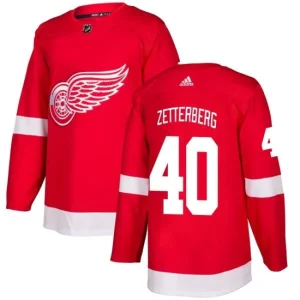 Mens Detroit Red Wings Henrik Zetterberg 40 Red Authentic