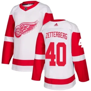 Mens Detroit Red Wings Henrik Zetterberg 40 White Authentic