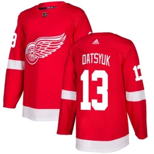 Mens Detroit Red Wings Pavel Datsyuk 13 Authentic Red Home