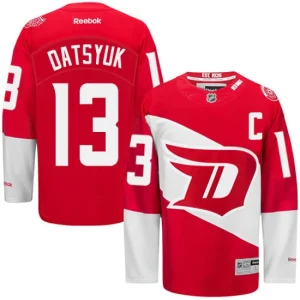 Mens Detroit Red Wings Pavel Datsyuk 13 Reebok Red 2016 Stadium Series