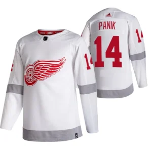 Mens Detroit Red Wings Richard Panik 14 2021 Reverse Retro Special Edition White